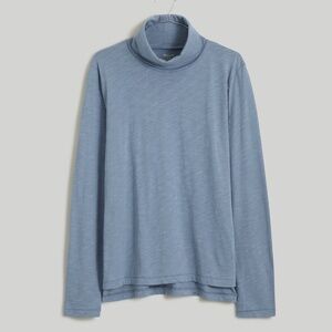 Madewell Whisper Cotton Turtleneck Tee Green